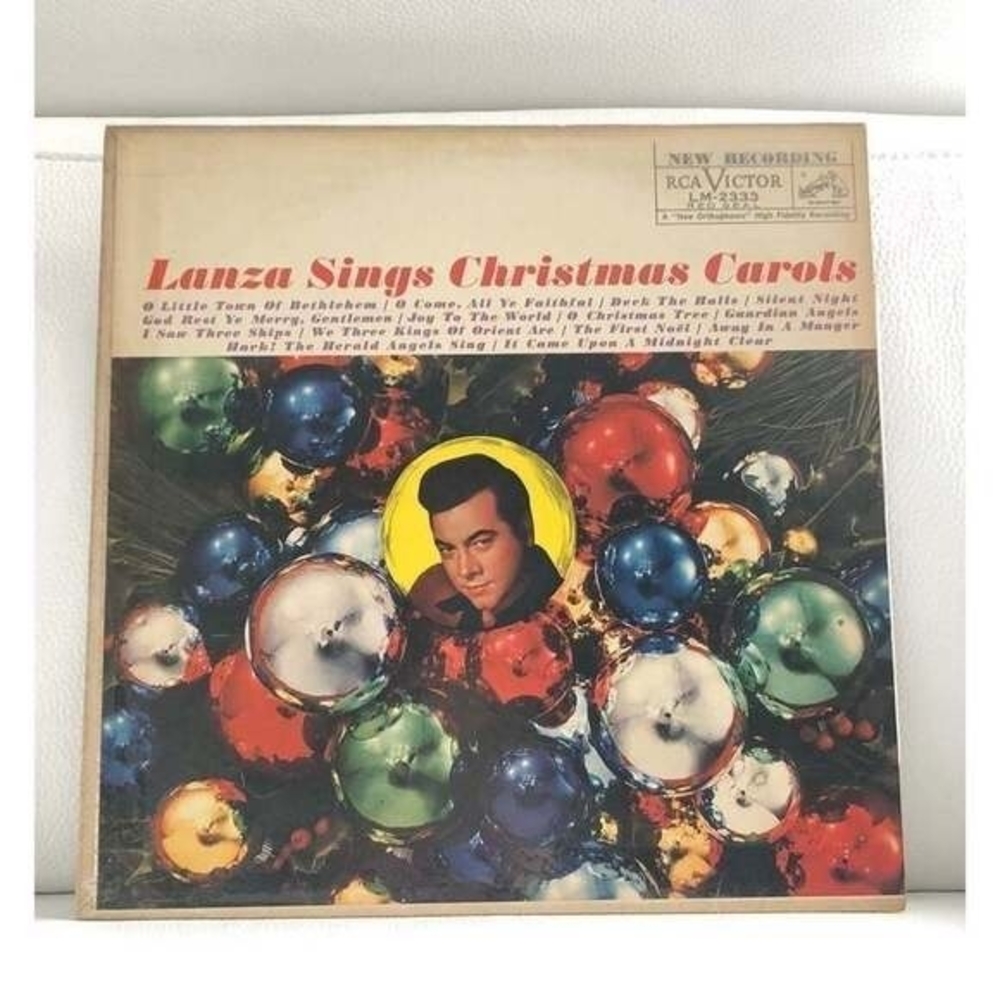 LP Mario Lanza Sings Christmas Carols Vinyl Record
